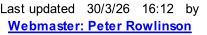 Last updated   30/3/26   16:15   by   Webmaster: Peter Rowlinson