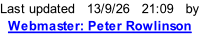 Last updated   13/9/26   22:39   by   Webmaster: Peter Rowlinson