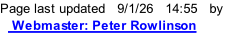 Page last updated   9/1/26   15:11   by    Webmaster: Peter Rowlinson