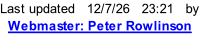 Last updated   12/7/26   23:23   by   Webmaster: Peter Rowlinson