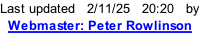 Last updated   2/11/25   20:23   by   Webmaster: Peter Rowlinson