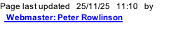 Page last updated   25/11/25   11:28   by    Webmaster: Peter Rowlinson