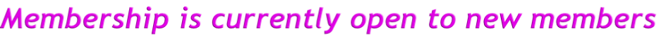 Membership is currently open to new members
