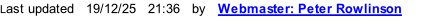 Last updated   19/12/25   21:37   by   Webmaster: Peter Rowlinson