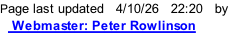 Page last updated   4/10/26   22:25   by    Webmaster: Peter Rowlinson
