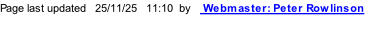Page last updated   25/11/25   11:28  by    Webmaster: Peter Rowlinson